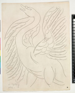 The Swan (refused etching)