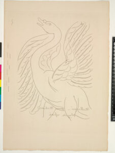 The Swan (refused etching, cancelled)
