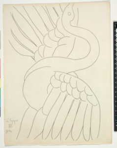 The Swan (refused etching)