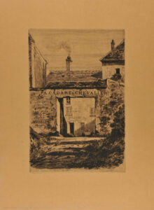 Title plate from the series “Seize gravures à l’eau-forte par Jules Michelin”