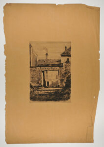 Title plate from the series “Seize gravures à l’eau-forte par Jules Michelin”