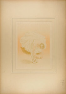 Ambre mat et vermillon dégradé