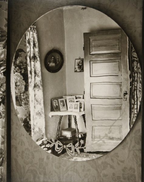 Front Room Reflected in Mirror, The Home Place, near Norfolk, Nebraska - Image 4
