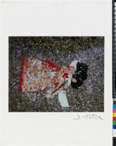 Untitled (Girl in a Patterned Kimono Lying Down)