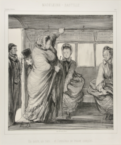 THE MADELEINE-BASTILLE BUS LINE. A TRIFLE, A NOTHING... AND THE BUS IS FULL.