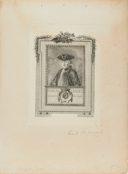 Portrait of Pascal de Paoli, General of Corte - Image 2