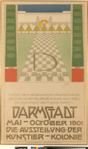 Poster for the First Exhibition of the Darmstadt Artists’ Colony