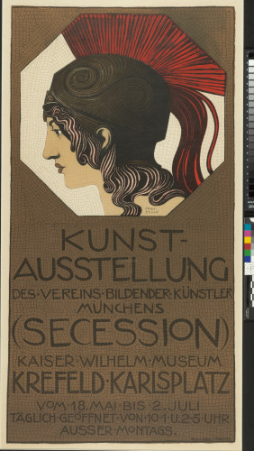 KUNSTAUSSTELLUNG DES VEREINS BILDENDER KÜNSTLER MÜNCHENS (SECESSION) KAISER WILHELM MUSEUM KREFELD