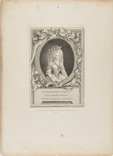 Portrait of Marie Desbrosses - Image 2