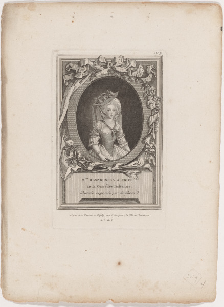 Portrait of Marie Desbrosses - Image 1