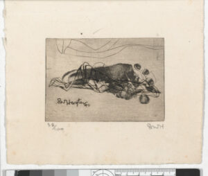 Augy’s Foot (Greeting Card for 1940-1941)