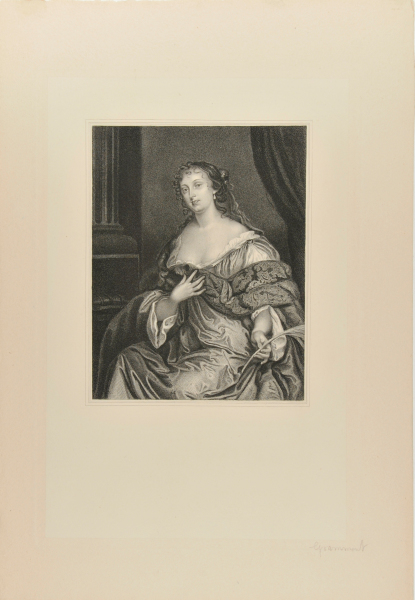 Portrait of Elizabeth Hamilton, Countess de Gramont