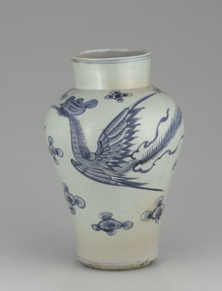 Jar with Phoenix Design