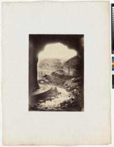 Route impériale no. 119, de Carcassone à Saint-Girons. Travaux de rectification des cotes de Baudet, par la grotte naturelle de l’Arize ou du Mas-d’Azil