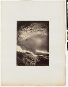 Route impériale no. 119, de Carcassone à Saint-Girons. Travaux de rectification des cotes de Baudet, par la grotte naturelle de l’Arize ou du Mas-d’Azil