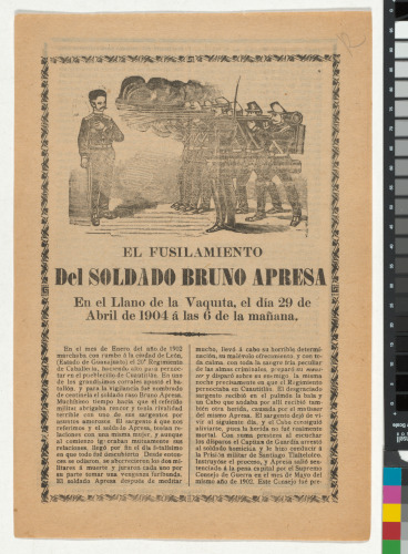 THE EXECUTION OF THE SOLDIER BRUNO APRESA