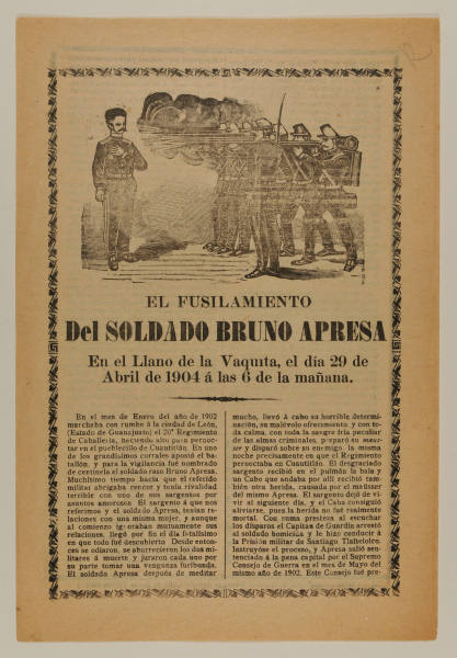 El Fusilamiento Del Soldado Bruno Apresa En el Llano de la Vaquita, el día 29 de Abril de 1904 á las 6 de la mañana. - Image 2