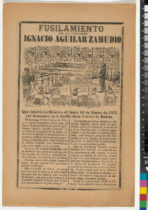 El Fusilamiento del Ex-Gendarme Ignacio Aguilar Zamudio