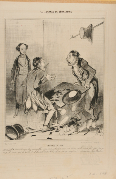 Five o’clock in the evening. Mr. Coquelet, you are a unsocial being, conspiring with your dog. Twice now I’ve had 149 points, and he’s jumped up on the table and mixes up everything. Your dog is an accomplice! An you are an old cheat. - Image 4