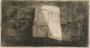 Sunlight Streaming Through an Open Door