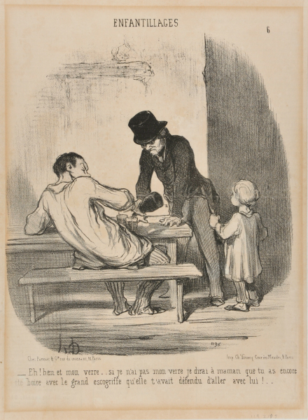 Eh! My glass….if I don’t have my glass I will tell mother that your were drinking again with the scoundrel whom she’s forbidden your hanging around. - Image 4
