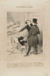 Sir… here is what we will be giving this year as a bonus to the subscribers of the Musical Universe… 125 albums that you can have bound, some more magnificently than others. Eleven portraits of Mr. Musard, at differfent ages, but always with the same black suit. Three trumpets, more or less in key. Forty admission tickets, even exit tickets, for each of our concerts…Eighty seven musical scores…and a reed pipe.
