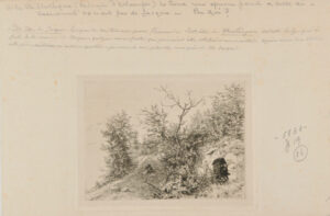 Landscape with Figure Seated on a Hillside