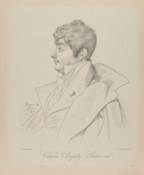 Charles Dupaty, Sculptor