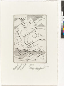 Onward Upward Excelsior (New Year’s Card)