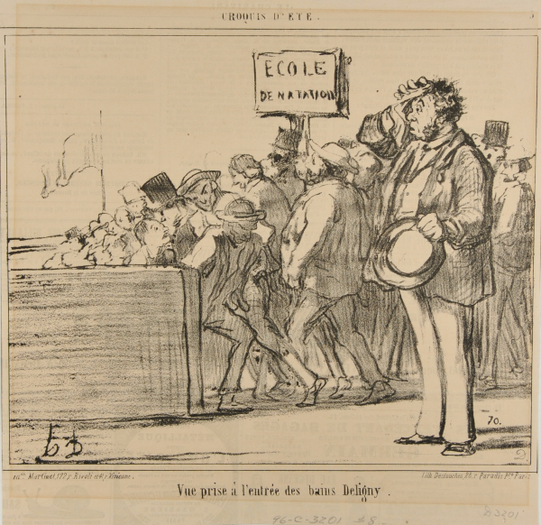 Entrance to the public baths at Deligny. - Image 2