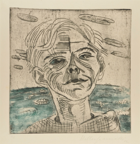 Man by the Sea, Self-Portrait