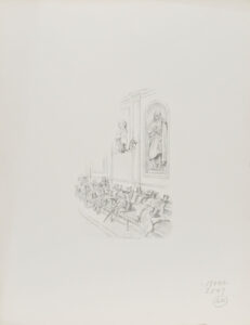 Coats and Hats on Benches