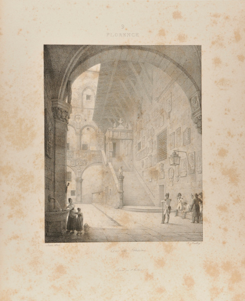 FLORENCE - INNER COURTYARD OF THE BARGELLO (PRISON)