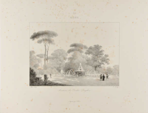 Rome – Fontaine du jardin Borghese