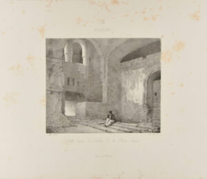 Naples – salle basse du palais de la reine Jeanne