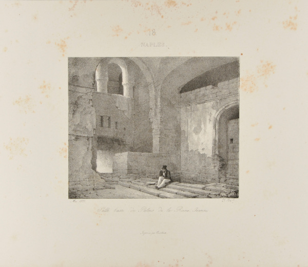 Naples – salle basse du palais de la reine Jeanne