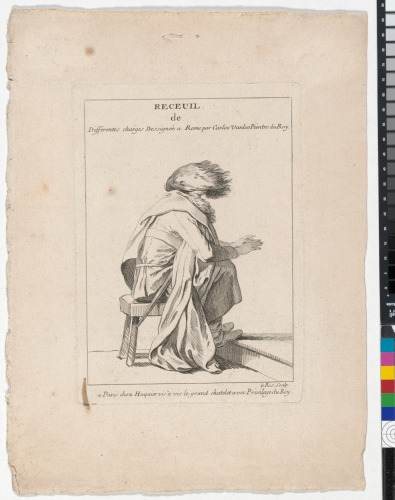 Receuil [sic] de différentes charges dessignées à Rome par Carle Vanloo, Peintre du Roi