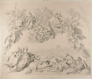 Battle Scene with Huns and Romans