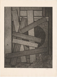 Broken Construction at Dusk