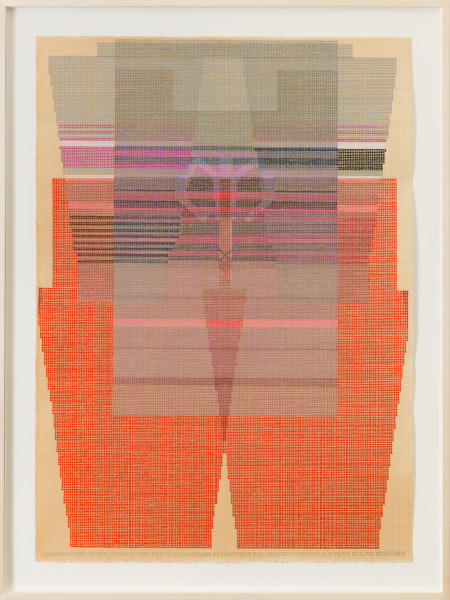 CONGRATULATIONS ON EVERY SECTION OF FENCE EVER PULLED OR CUT DOWN, ON EVERY MINUTE IN POLICE CUSTODY, ON EVERY DAY IN PRISON. (WORSTED WEIGHT YARN)