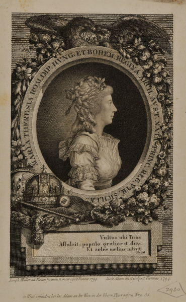 PORTRAIT OF HOLY ROMAN EMPRESS MARIA THERESA
