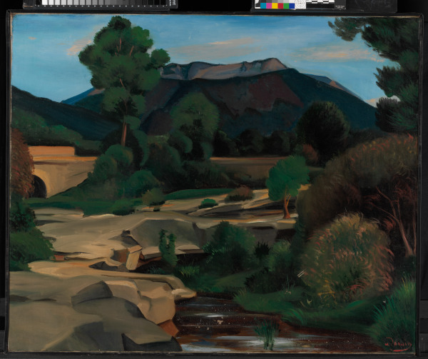 PAYSAGE DE PROVENCE (LE PETIT PONT)