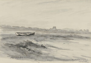 Mortston Church, Norfolk (recto; double-sided drawing)