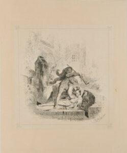 Battle Scene with Soldiers Fighting