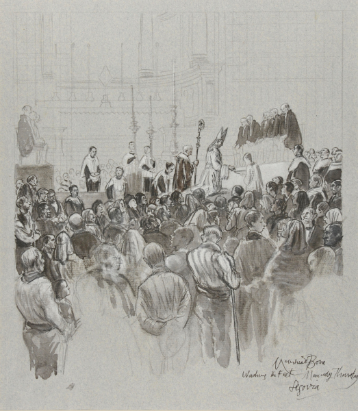 Maundy Thursday, Washing the Feet, Segovia Cathedral - Image 3