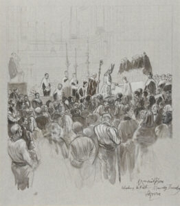 Maundy Thursday, Washing the Feet, Segovia Cathedral