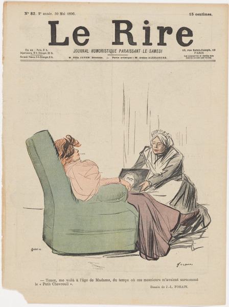 TENEZ, ME VOILA À L'ÂGE DE MADAME, DU TEMPS OU CES MESSIEURS M'AVAIENT SURNOMMÉ LE 'PETIT CHEVREUIL.'