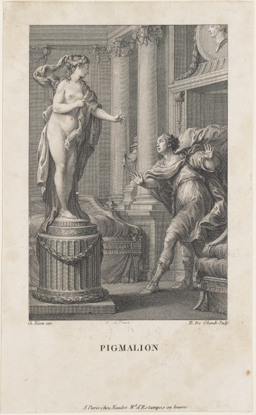 PYGMALION IN LOVE WITH HIS STATUE OF GALATEA