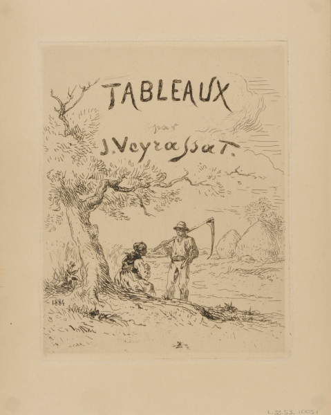 TITLE PAGE FOR "TABLEAUX PAR J. VEYRASSAT"