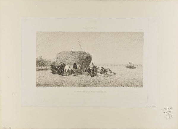 LUNCHTIME FOR THE HARVESTERS